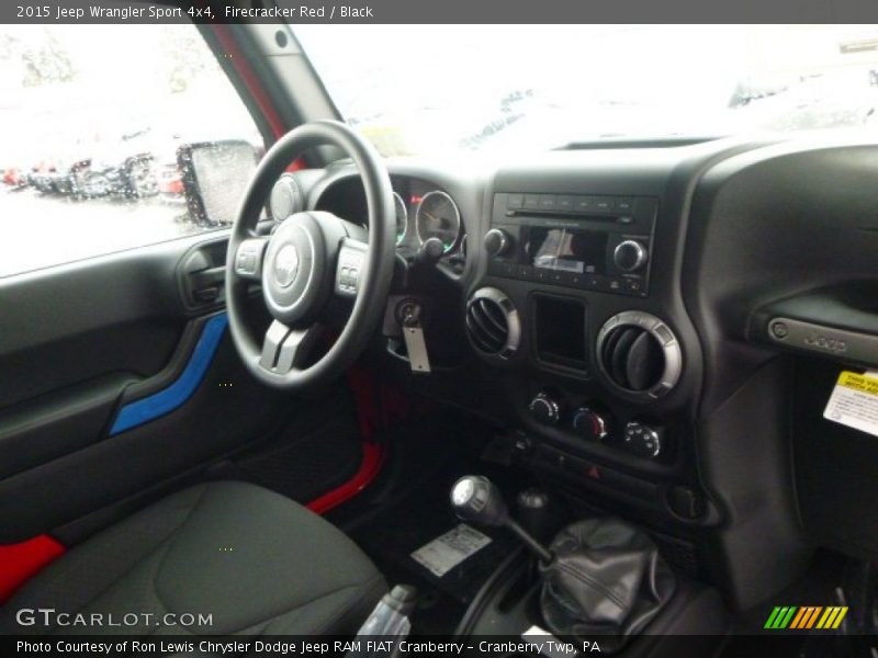 Firecracker Red / Black 2015 Jeep Wrangler Sport 4x4