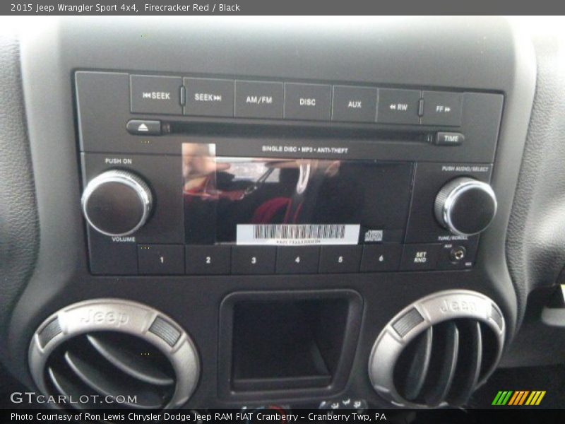Firecracker Red / Black 2015 Jeep Wrangler Sport 4x4