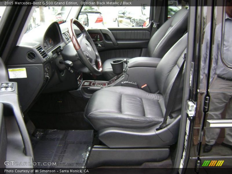 Obsidian Black Metallic / Black 2005 Mercedes-Benz G 500 Grand Edition