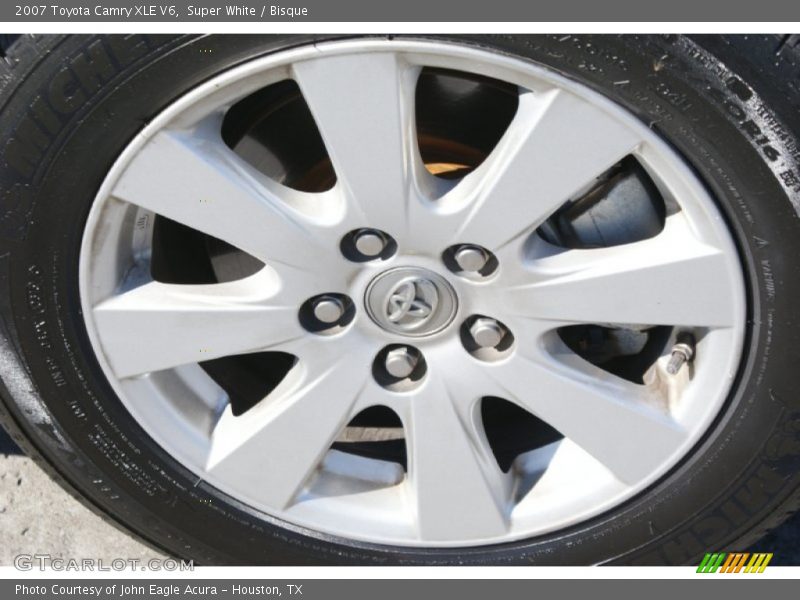 Super White / Bisque 2007 Toyota Camry XLE V6