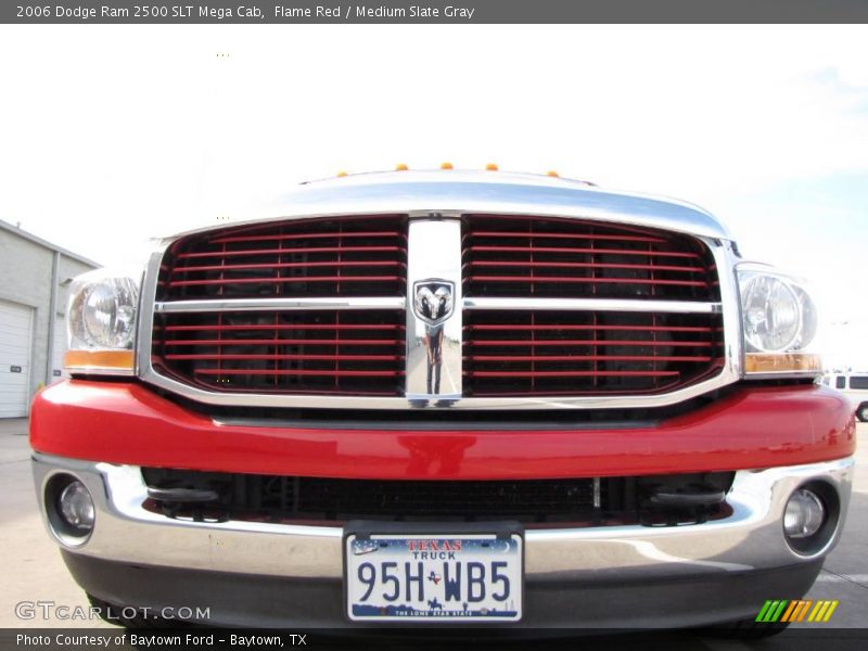 Flame Red / Medium Slate Gray 2006 Dodge Ram 2500 SLT Mega Cab