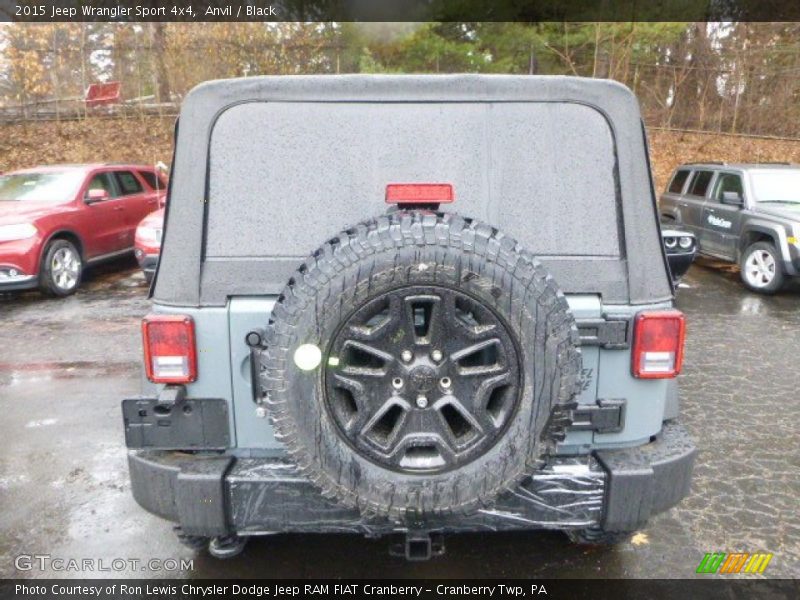 Anvil / Black 2015 Jeep Wrangler Sport 4x4