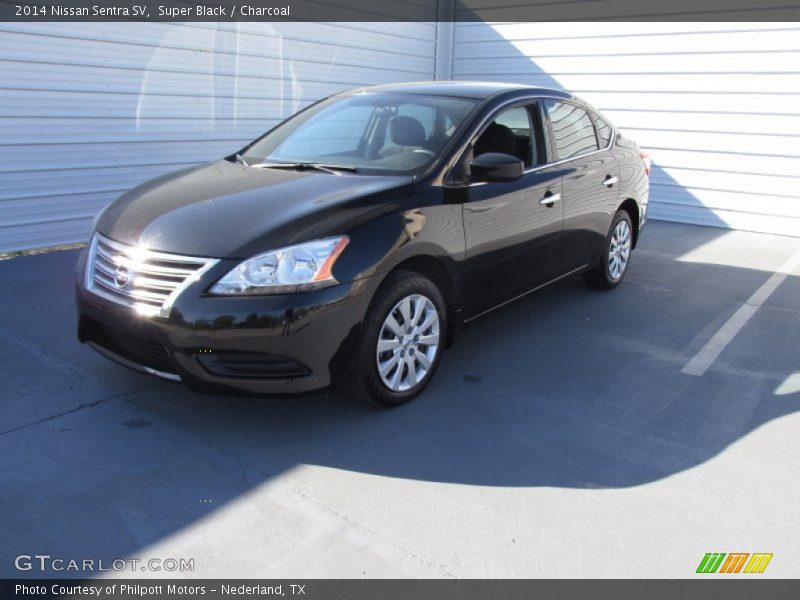 Super Black / Charcoal 2014 Nissan Sentra SV
