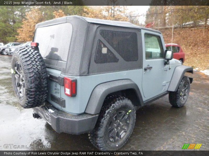 Anvil / Black 2015 Jeep Wrangler Sport 4x4