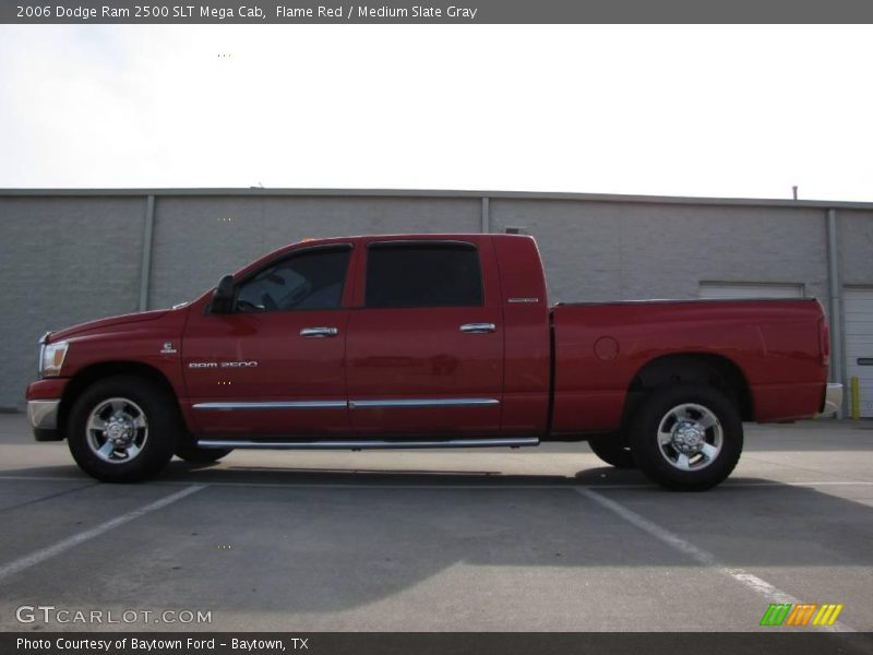 Flame Red / Medium Slate Gray 2006 Dodge Ram 2500 SLT Mega Cab