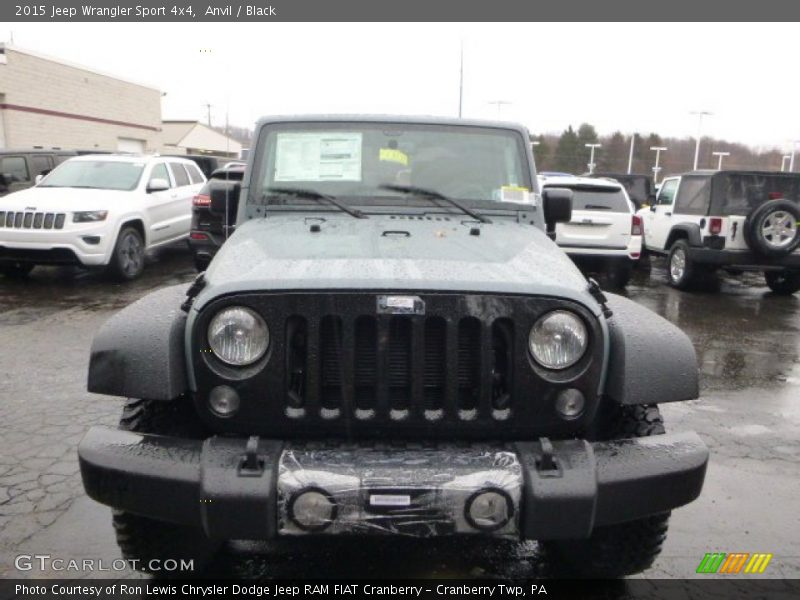 Anvil / Black 2015 Jeep Wrangler Sport 4x4