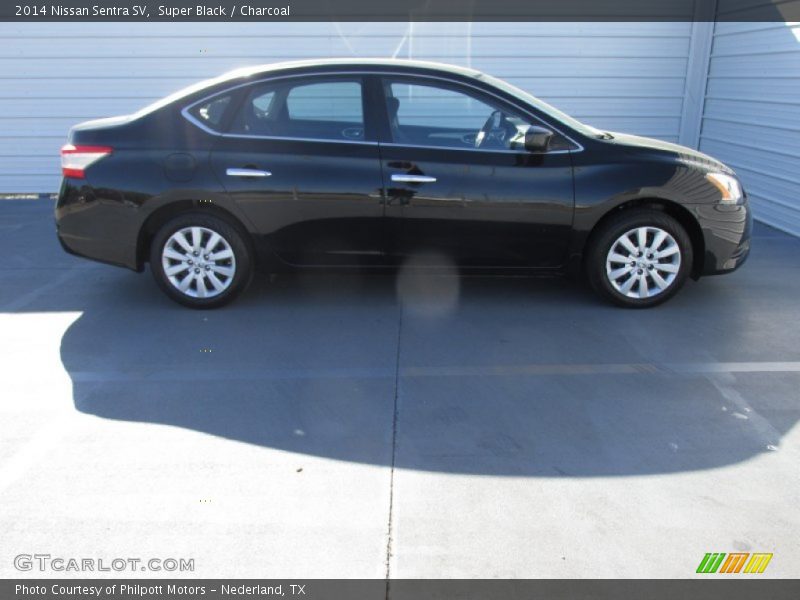 Super Black / Charcoal 2014 Nissan Sentra SV