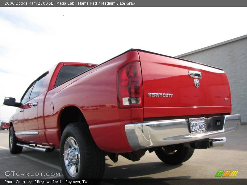 Flame Red / Medium Slate Gray 2006 Dodge Ram 2500 SLT Mega Cab