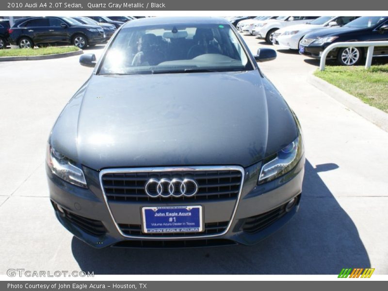 Quartz Gray Metallic / Black 2010 Audi A4 2.0T Sedan