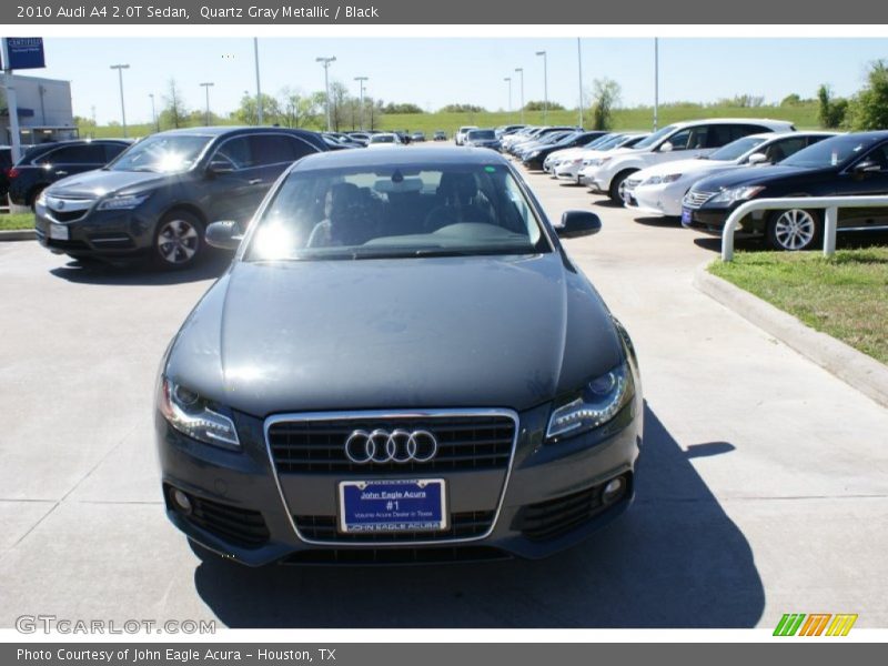 Quartz Gray Metallic / Black 2010 Audi A4 2.0T Sedan