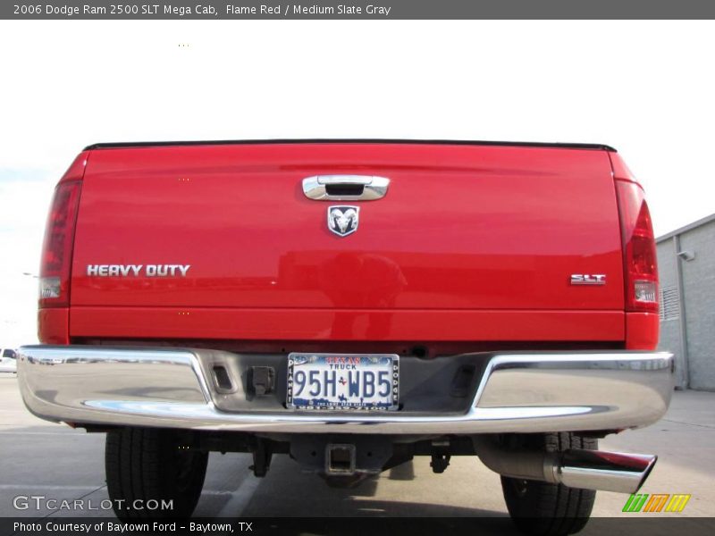 Flame Red / Medium Slate Gray 2006 Dodge Ram 2500 SLT Mega Cab