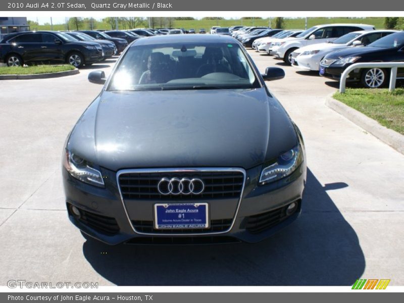 Quartz Gray Metallic / Black 2010 Audi A4 2.0T Sedan