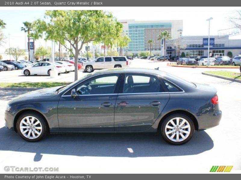 Quartz Gray Metallic / Black 2010 Audi A4 2.0T Sedan