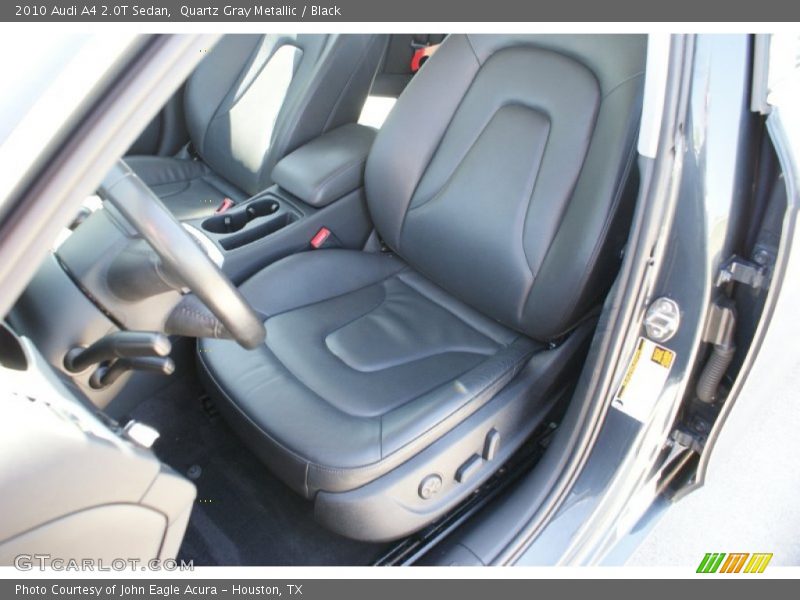 Quartz Gray Metallic / Black 2010 Audi A4 2.0T Sedan