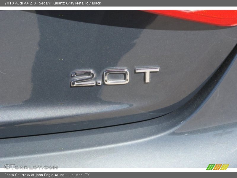Quartz Gray Metallic / Black 2010 Audi A4 2.0T Sedan