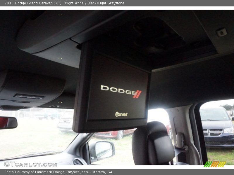 Bright White / Black/Light Graystone 2015 Dodge Grand Caravan SXT