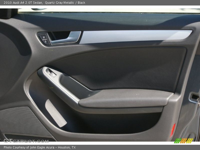 Quartz Gray Metallic / Black 2010 Audi A4 2.0T Sedan