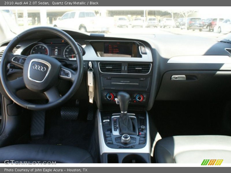 Quartz Gray Metallic / Black 2010 Audi A4 2.0T Sedan