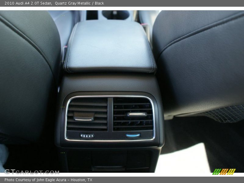 Quartz Gray Metallic / Black 2010 Audi A4 2.0T Sedan