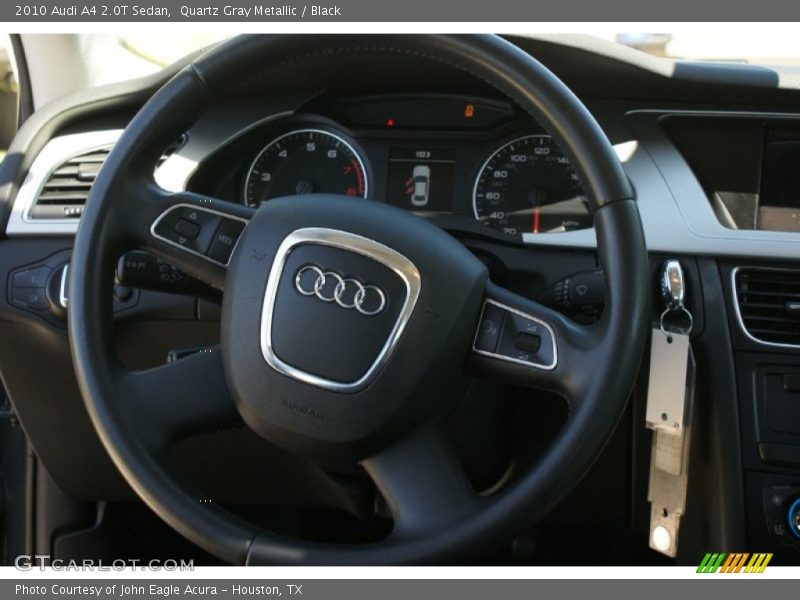 Quartz Gray Metallic / Black 2010 Audi A4 2.0T Sedan