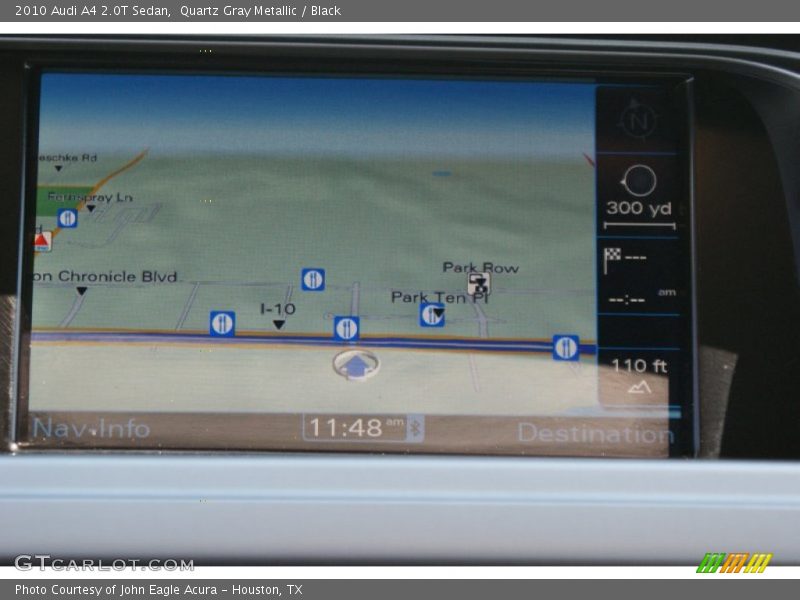 Quartz Gray Metallic / Black 2010 Audi A4 2.0T Sedan