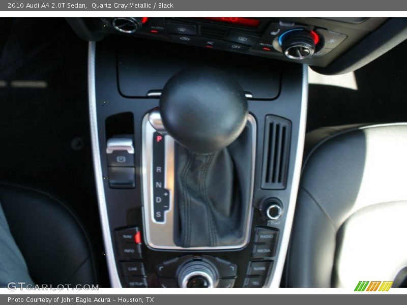Quartz Gray Metallic / Black 2010 Audi A4 2.0T Sedan