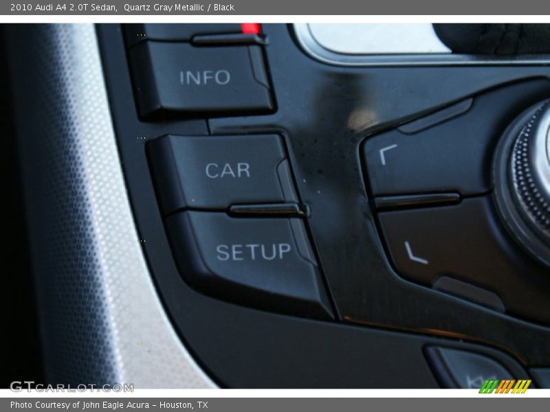 Quartz Gray Metallic / Black 2010 Audi A4 2.0T Sedan