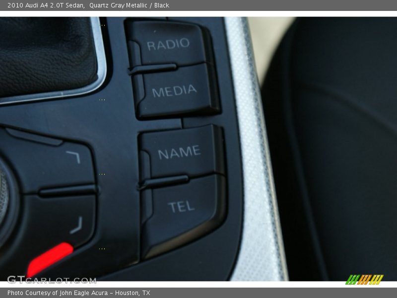 Quartz Gray Metallic / Black 2010 Audi A4 2.0T Sedan