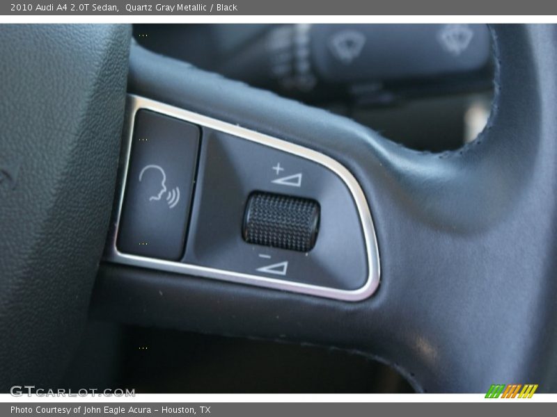 Quartz Gray Metallic / Black 2010 Audi A4 2.0T Sedan