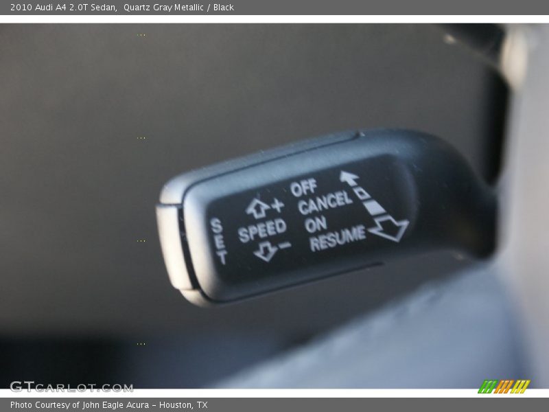 Quartz Gray Metallic / Black 2010 Audi A4 2.0T Sedan