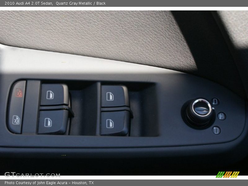 Quartz Gray Metallic / Black 2010 Audi A4 2.0T Sedan