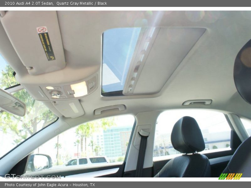 Quartz Gray Metallic / Black 2010 Audi A4 2.0T Sedan
