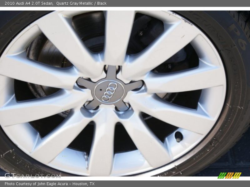 Quartz Gray Metallic / Black 2010 Audi A4 2.0T Sedan