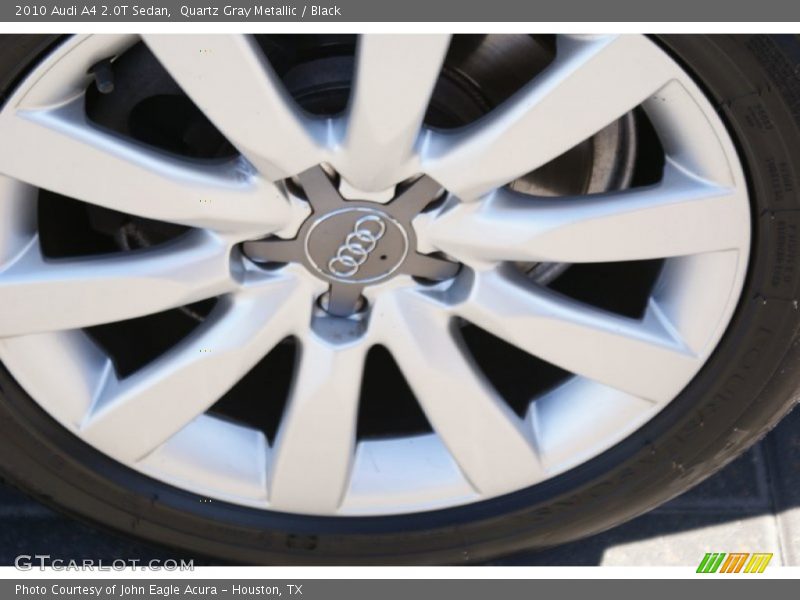 Quartz Gray Metallic / Black 2010 Audi A4 2.0T Sedan