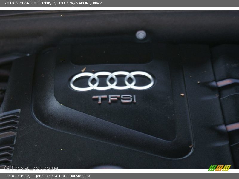 Quartz Gray Metallic / Black 2010 Audi A4 2.0T Sedan