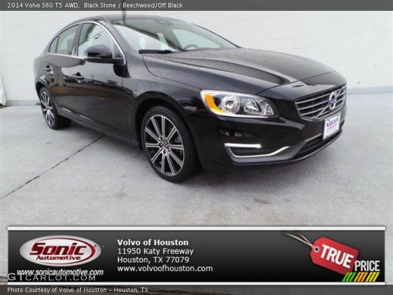 Black Stone / Beechwood/Off Black 2014 Volvo S60 T5 AWD