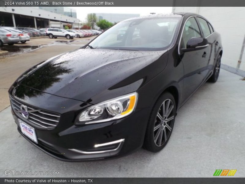 Black Stone / Beechwood/Off Black 2014 Volvo S60 T5 AWD