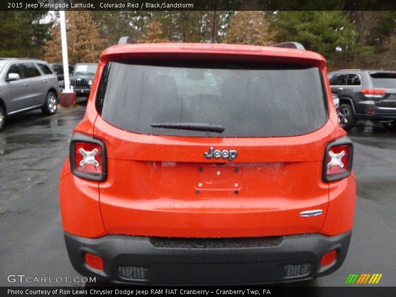 Colorado Red / Black/Sandstorm 2015 Jeep Renegade Latitude