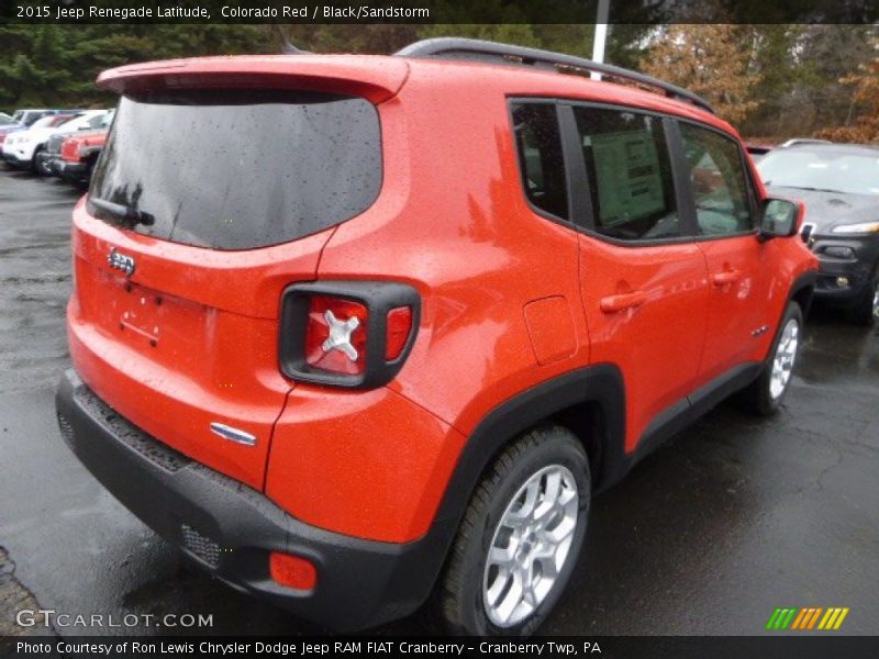 Colorado Red / Black/Sandstorm 2015 Jeep Renegade Latitude