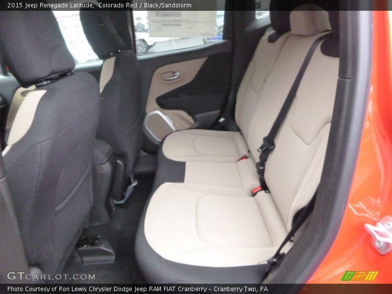 Colorado Red / Black/Sandstorm 2015 Jeep Renegade Latitude