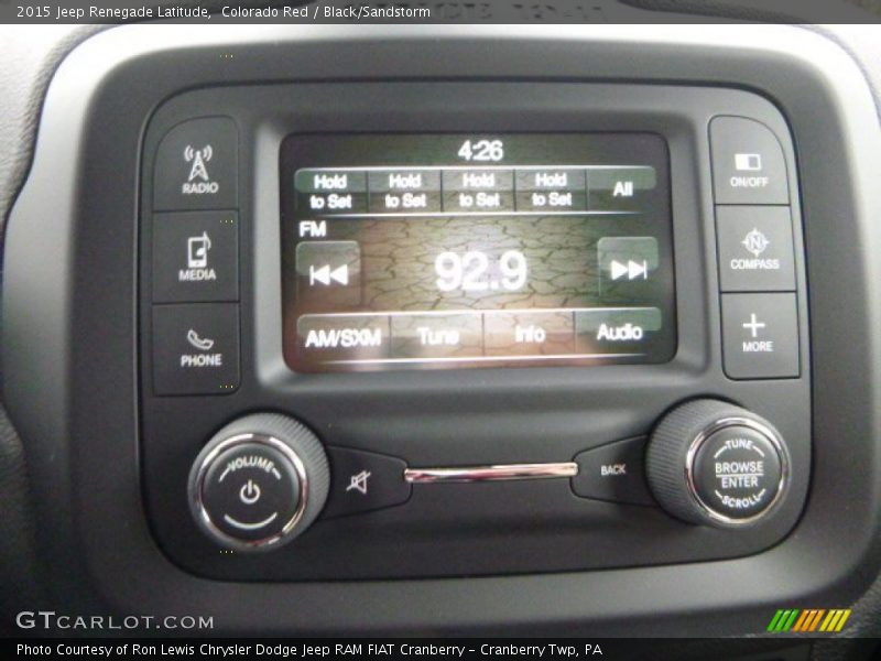 Colorado Red / Black/Sandstorm 2015 Jeep Renegade Latitude