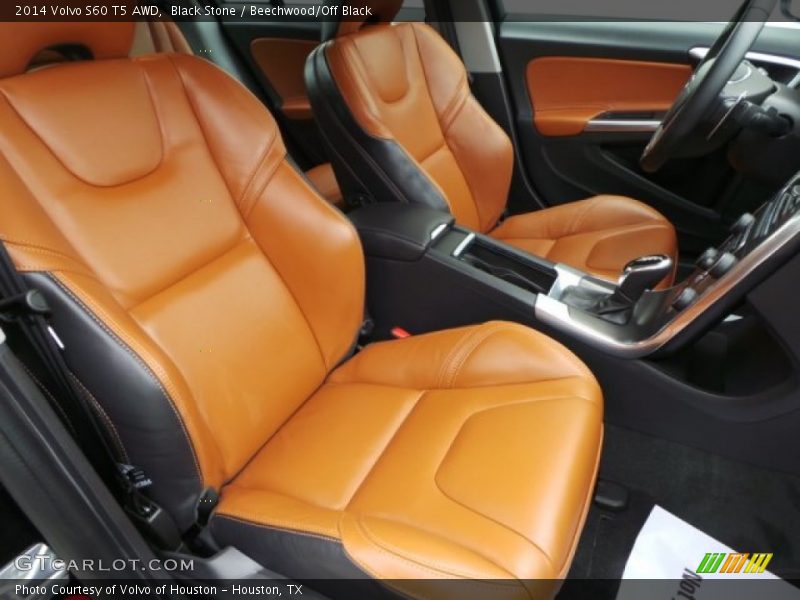 Front Seat of 2014 S60 T5 AWD
