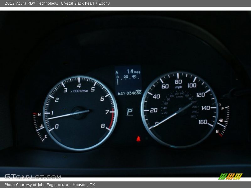 Crystal Black Pearl / Ebony 2013 Acura RDX Technology