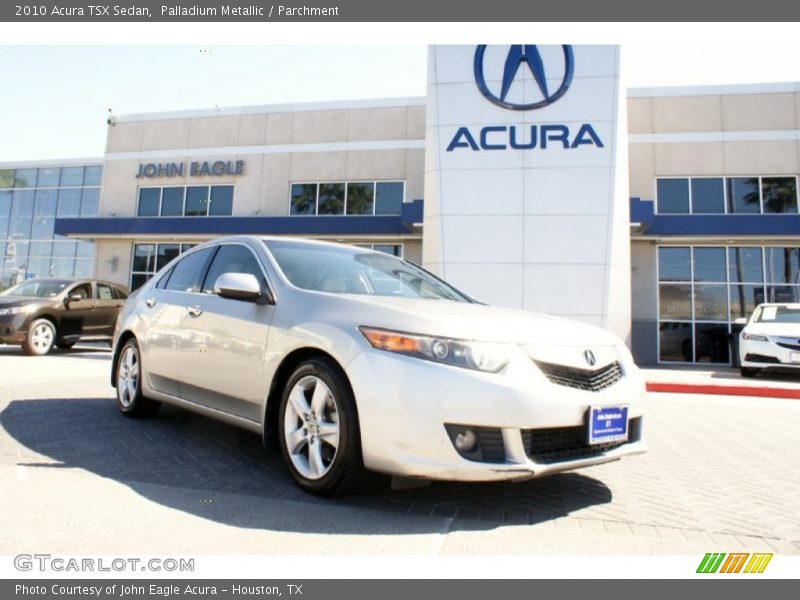 Palladium Metallic / Parchment 2010 Acura TSX Sedan