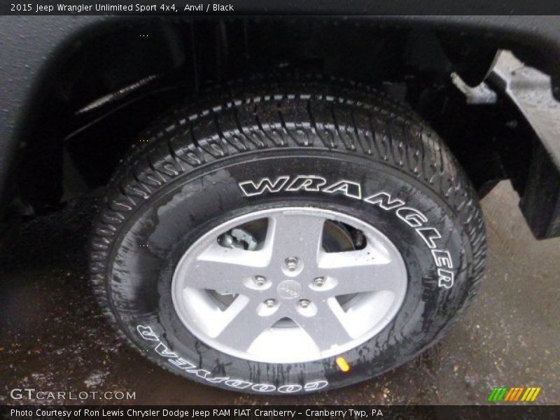 Anvil / Black 2015 Jeep Wrangler Unlimited Sport 4x4