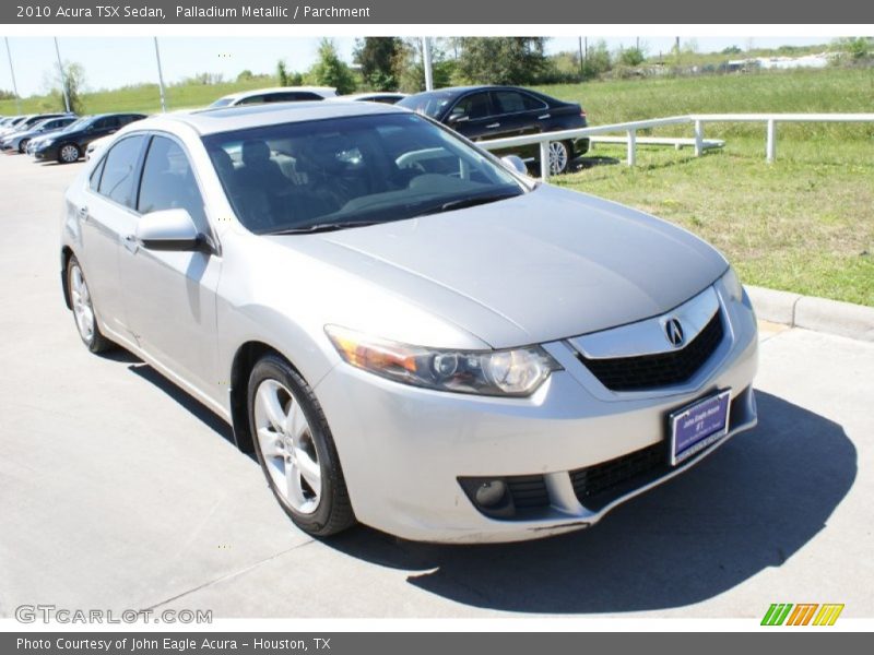 Palladium Metallic / Parchment 2010 Acura TSX Sedan
