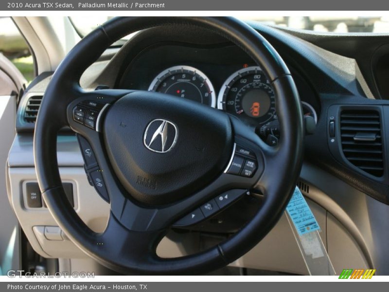 Palladium Metallic / Parchment 2010 Acura TSX Sedan