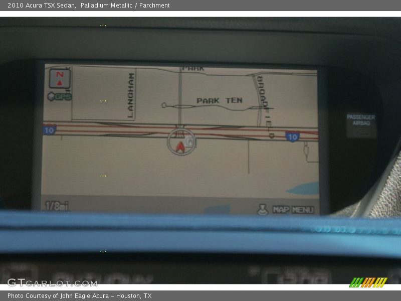 Palladium Metallic / Parchment 2010 Acura TSX Sedan