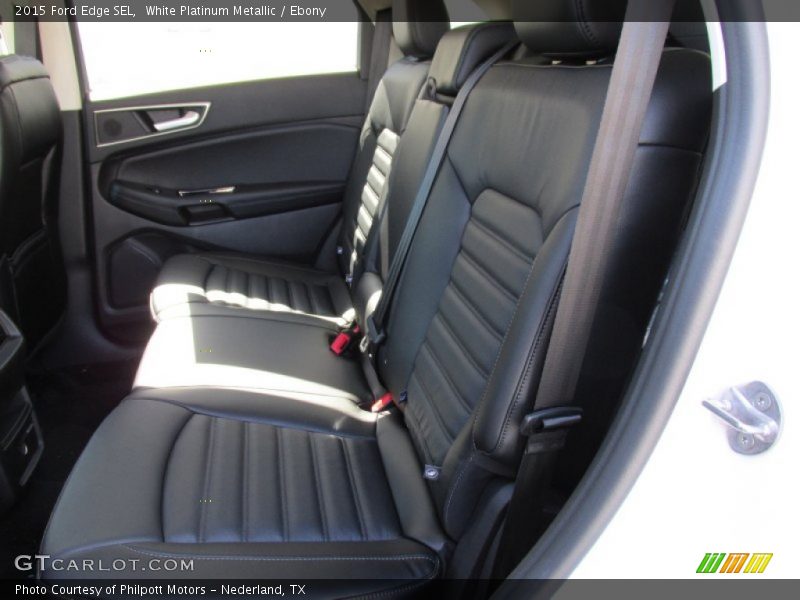 Rear Seat of 2015 Edge SEL