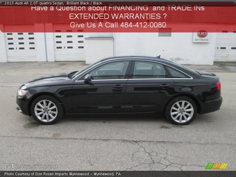 Brilliant Black / Black 2013 Audi A6 2.0T quattro Sedan